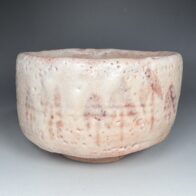 陶祖十二代 加藤景秋 造 紅志野茶碗 美濃窯 茶道具