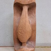 砂澤ビッキ 木彫抽象作品 タイトル不詳