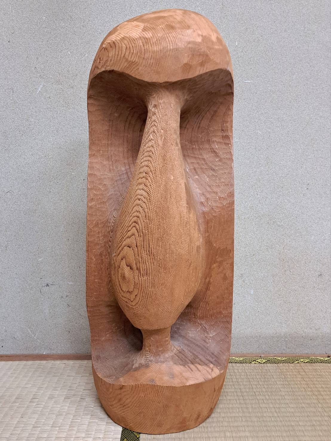 砂澤ビッキ 木彫抽象作品 タイトル不詳