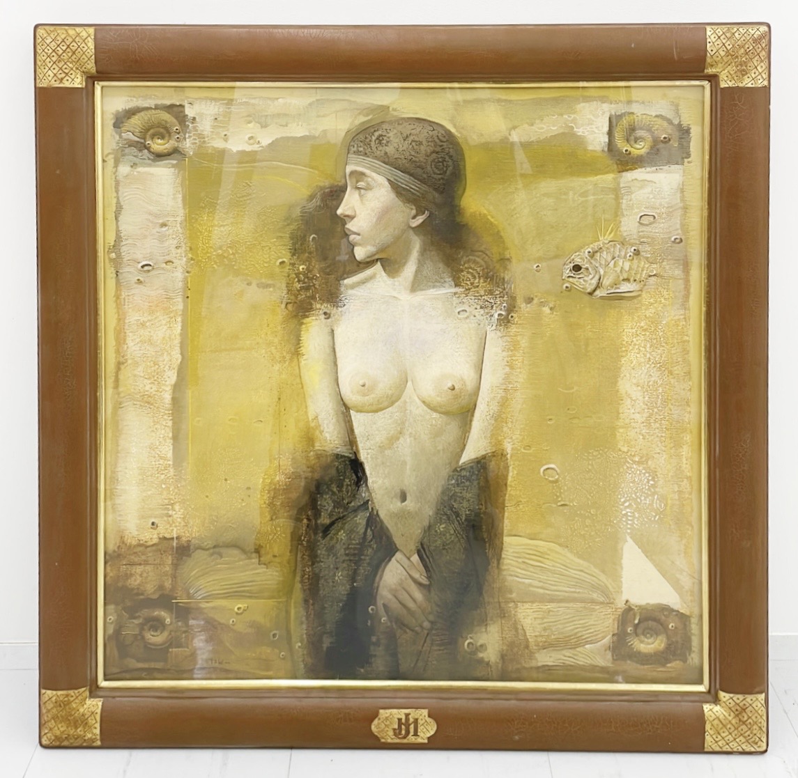 増田常徳 油彩「真珠」