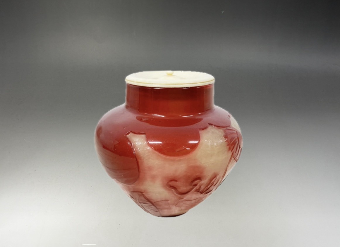 Emile Galle エミール・ガレ 茶入 茶道具