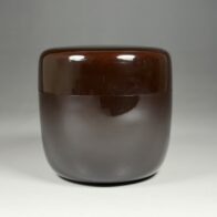 天下一 盛阿弥 造 棗 芝山純子 仕覆 白地古金襴 茶道具