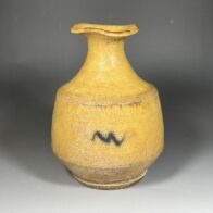 鈴木五郎 造 黄瀬戸 徳利