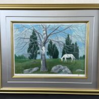 東山魁夷 「早春の丘」 リトグラフ 非売品