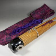 笙 白竹造 銀金具 雅楽器