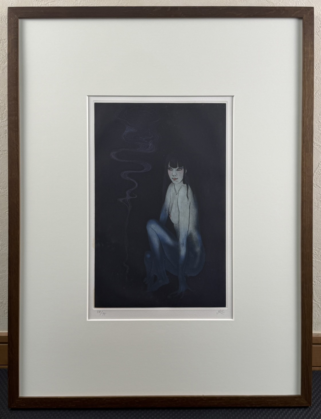 加山又造「妖」オリジナル銅版画 限定95部