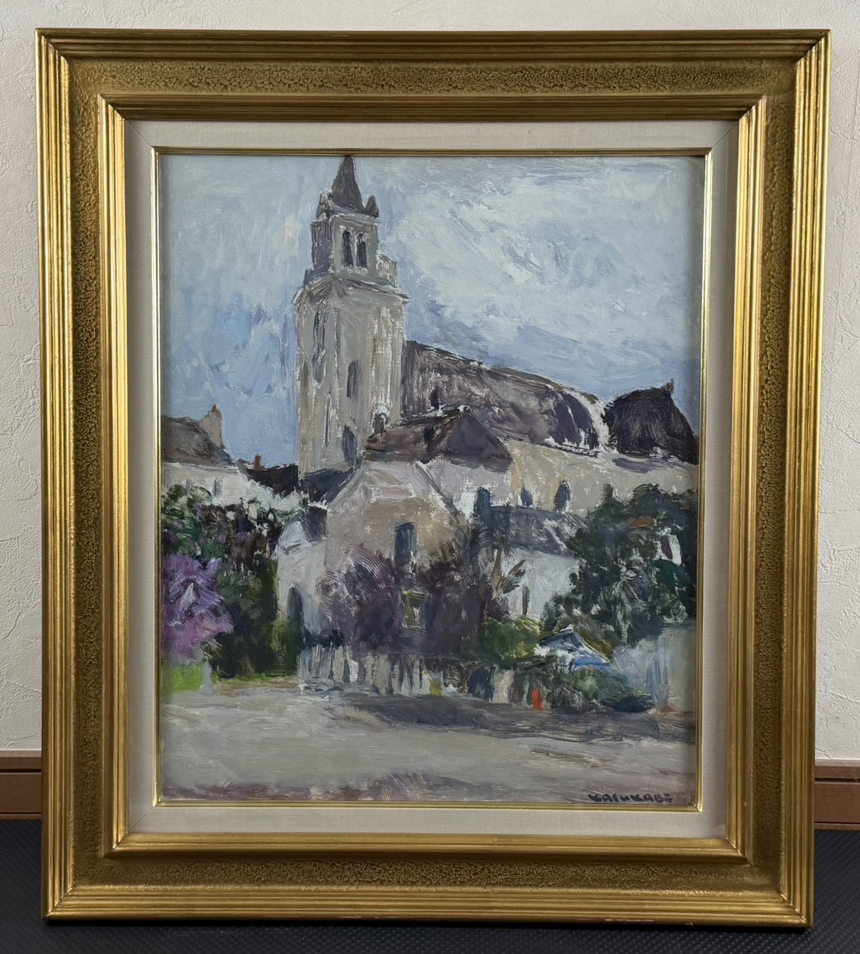 春日部洋 「サン・ジェルマン協会」 油彩