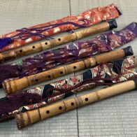 琴古流 尺八 在銘 3本「容山」「竹籟」