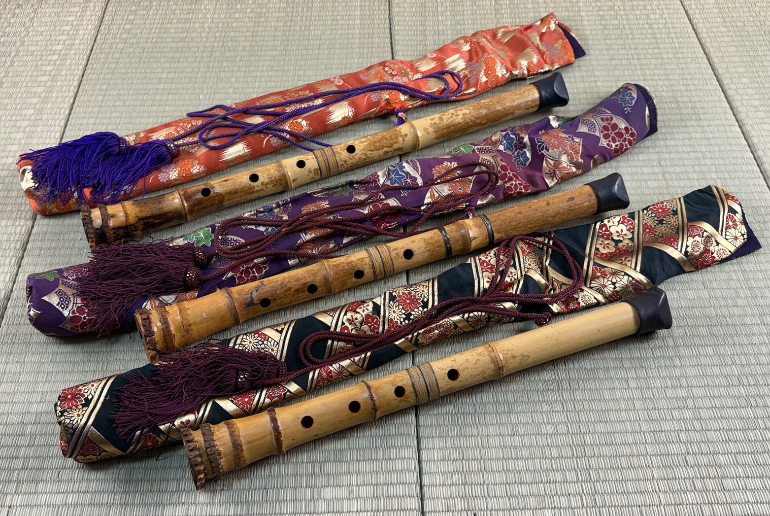 琴古流 尺八 在銘 3本「容山」「竹籟」