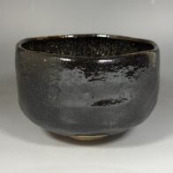 三代 中村道年 造 黒茶碗