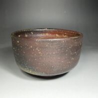 人間国宝 山本陶秀 造 備前 茶碗