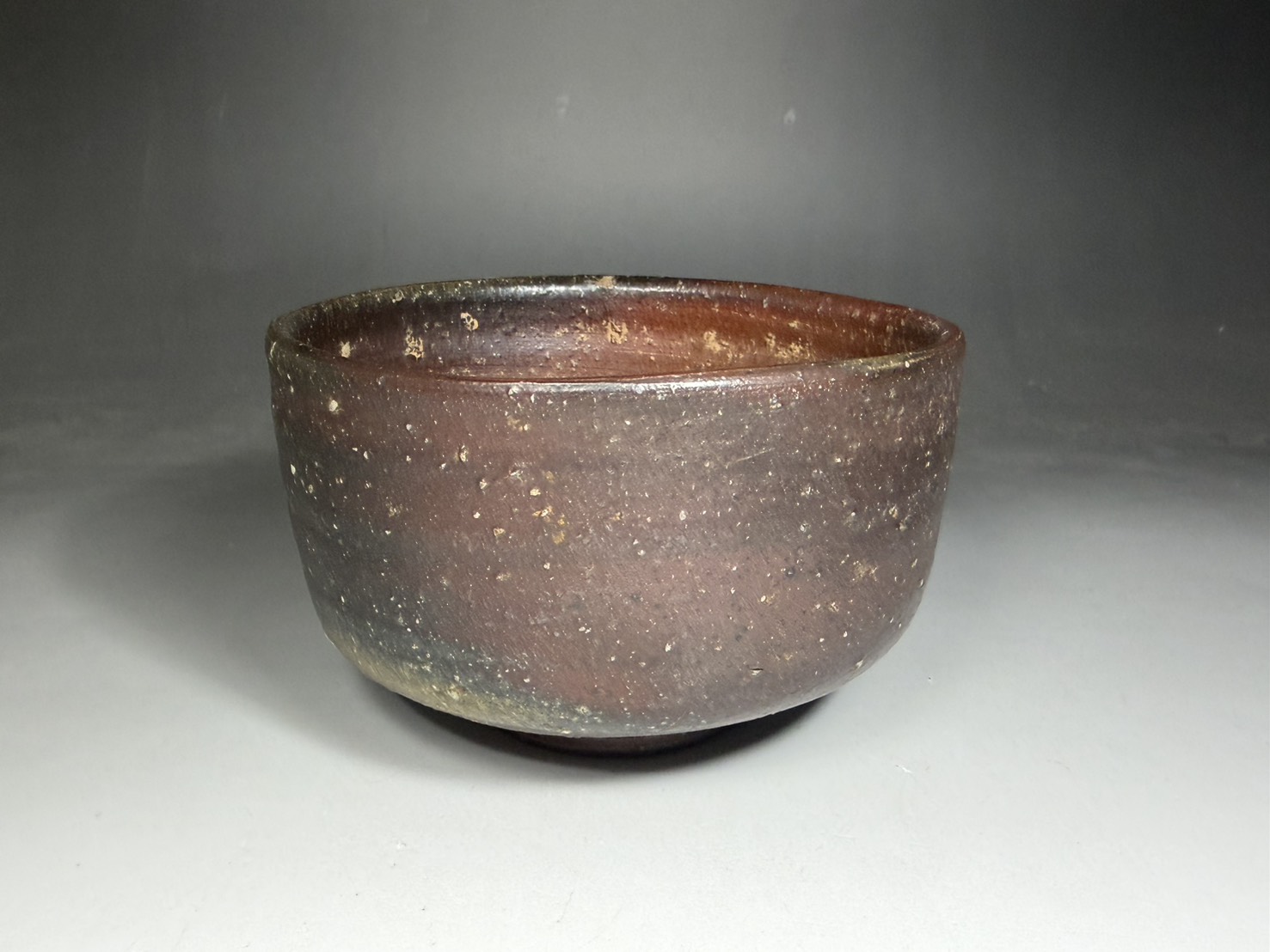 人間国宝 山本陶秀 造 備前 茶碗