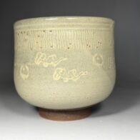 裏千家 十三代 円能斎 書付 雲鶴手 茶碗