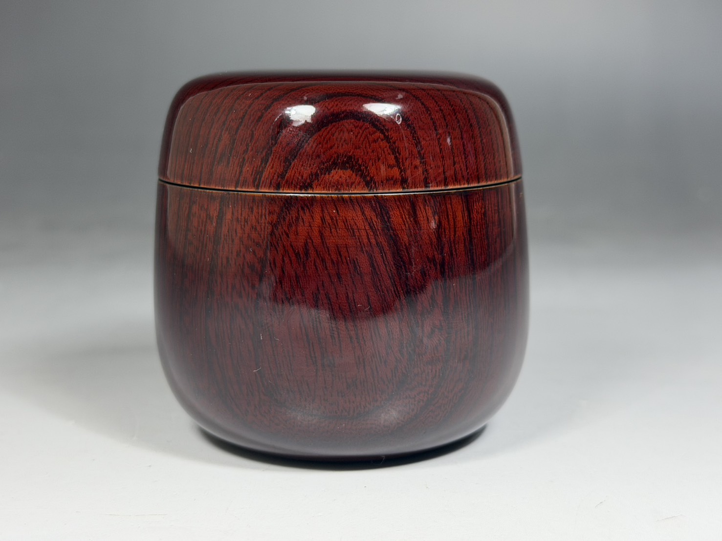 塗師【辻石斎】溜尻張茶器 棗