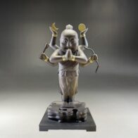 籔内佐斗司「阿修羅坊」ブロンズ