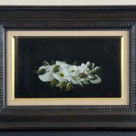 百瀬郷志 キャンバス 油彩「ポピー」M4号