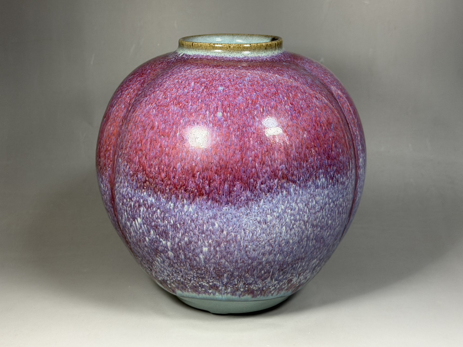 人間国宝 福島善三 作 釣窯壷 小石原焼 ちがいわ窯