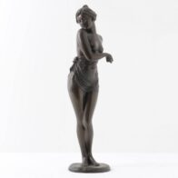 竹中正晴「はじらい」ブロンズ像 少女像 彫刻