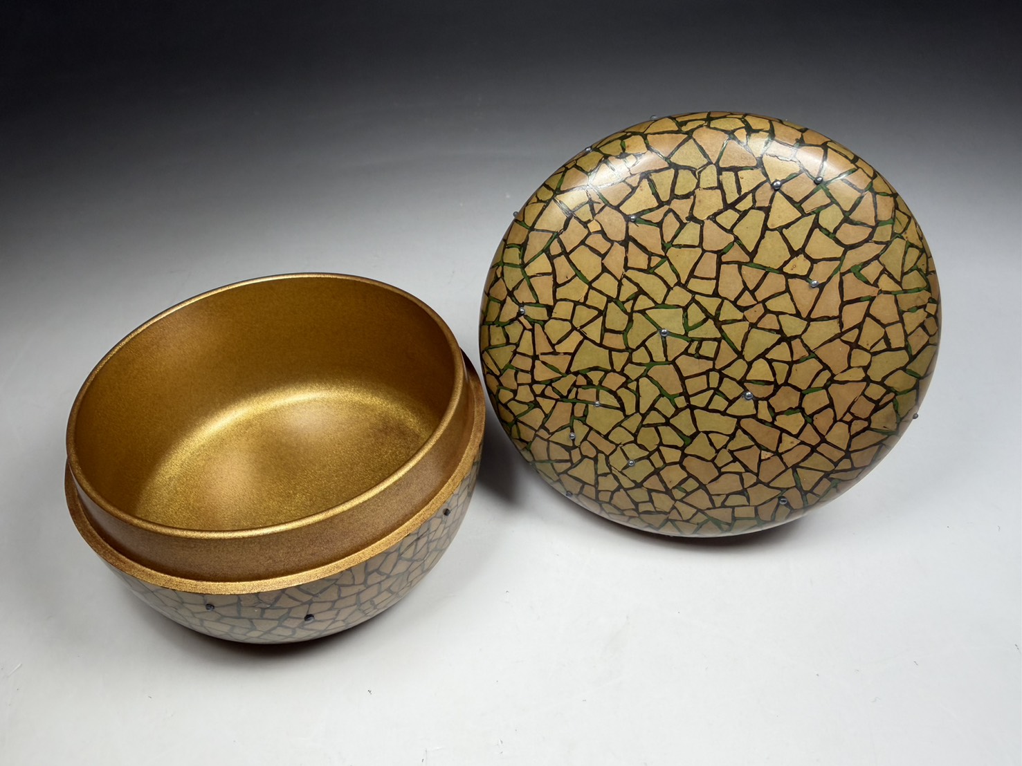 塗師 中村宗哲「石地平棗」