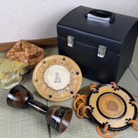 小鼓 2点 銘「中宗」雅楽器