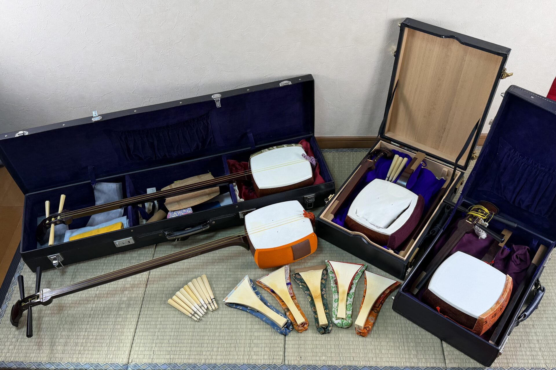 三味線(演奏会用、お稽古用など)