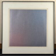 百瀬寿「Square Metallic M and B」シルクスクリーン 1983年 限定100部