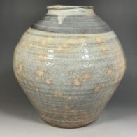 十五代 坂倉新兵衛 造「萩壷花入」