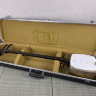 長唄三味線(子持ち綾杉、銀細)