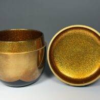 山崖宗陽「瓢 棗」蒔絵 梨地